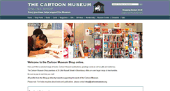 Desktop Screenshot of cartoonmuseumshop.org